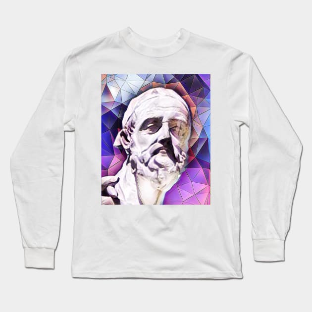 Polybius Pink Portrait | Polybius Artwork 8 Long Sleeve T-Shirt by JustLit